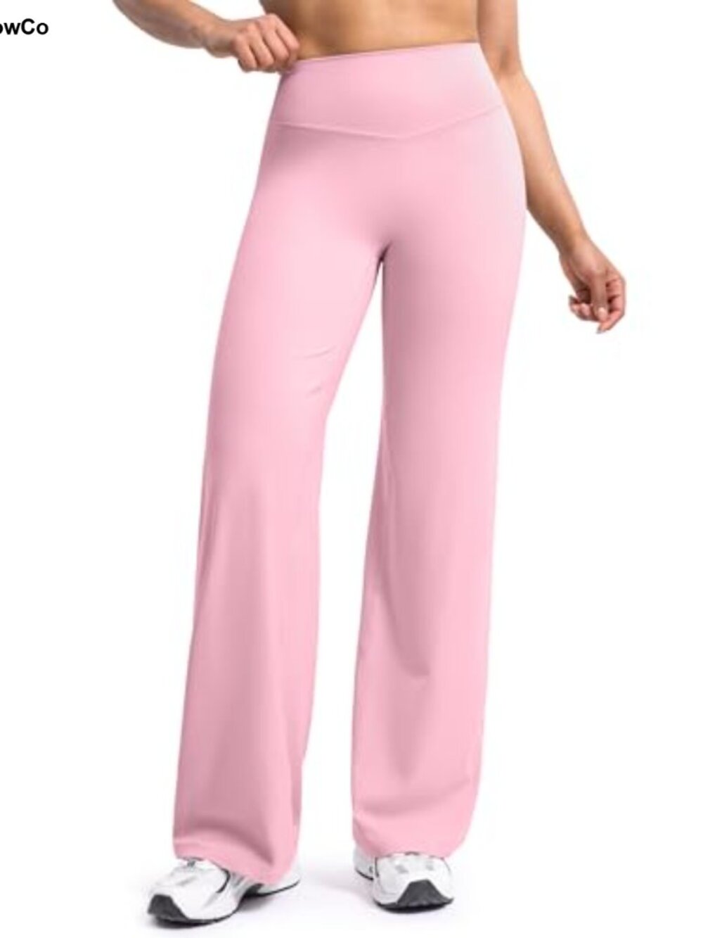 Wide Leg Yoga Pants High Waisted High Compression 76% Polyamide 24% Lycra